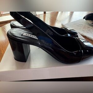 Alfani black patent leather pumps, like new condition